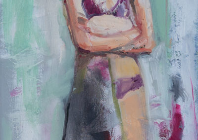painting, abstract, figure, portrait