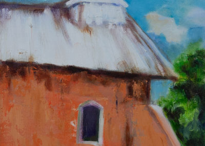 church, New Mexico, painting